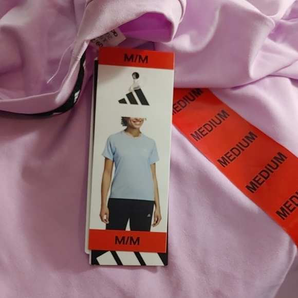 NWT Adidas Women's Active Top Light Purple M L XL S XXL - Picture 4 of 8